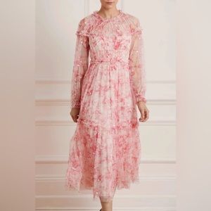 Needle & Thread | Toile De Jouy Delphine Ballerina Dress